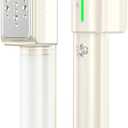 Jack Rose Travel Steamer For Clothes,110-230V,0.9Ib Light,9 * 2.6in Small Mini Travel Size, Steamer Iron 2 in 1,15s Heat-Up, Ceramic Heat Panel, For Global Europe Traveling