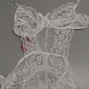 Avidlove Women Lingerie Lace Bodysuit Teddy Lingeries V Neck Cut Out One Piece Mini Babydoll Size L