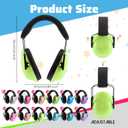 Amylove 100 Pcs Kids Ear Protection Noise Cancelling Headphones Noise Reduction Ear Muffs 27dB Hearing Protection (12 Colors)