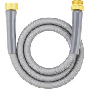 SKYWARD Short garden hose with Female to Male Metal Connector, nylon braided, inner tube PVC material, flexible and lightweight, Kink Free Water Hose, easy to use & Store (4ft)