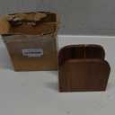 ALELION Acacia Wood Napkin Holder for Table, Wooden Upright Napkin Holders for Kitchen, Standing Napkin Dispenser for Kitchen Dining Room Party Cocktail Outdoor Use