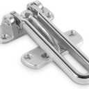 Jack N Drill Swing Bar Door Lock Durable Door Guard for Back & Front Doors, Childproof Door Security Made from Reinforced Diecast Metal for Home Security (Chrome, 2 Pack)