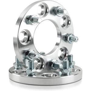 Customadeonly 15mm Forged Wheel Adapters 5x120 to 5x115 | Fits 5x115 Wheels on 5x120 Hubs | 2pcs Lug Centric | 74.1mm Bore | M12x1.5 Studs | Offset Correction Spacers