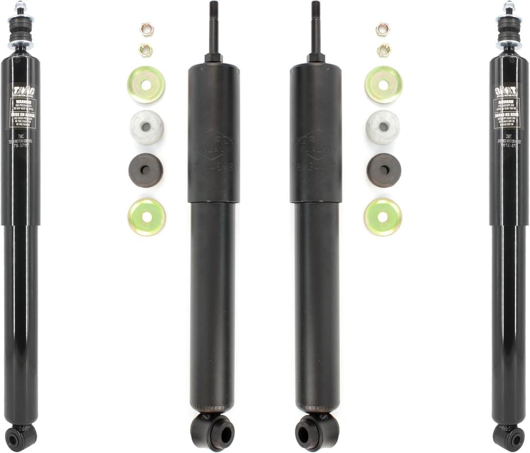TMC Front Rear Suspension Shock Absorbers Kit Replacement For Ford E-150 E-250 Econoline - Left Right Side (Driver Passenger) K78-100182