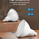 Sunco 6 Pack Outdoor Flood Light Bulb LED PAR38, Exterior Spotlight Bulbs, Weatherproof, 1050 LM, 13W (100W Equivalent), 5000K Daylight, Wet Rated, Dimmable, E26 Base UL