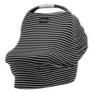 Milk Snob Original 5-in-1 Cover - Nursing Cover for Breastfeeding - Baby Car Seat Cover, Carseat Canopy & Stroller - Essential All-in-One Cover - Gift for Mom, Baby (Modern Stripe) 