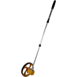 Measuring Wheel in Feet, Rolling Measuring Wheel for Construction, Outdoor Walking Measuring Wheel, Telescopic Wheel Measurement Roller, One Key to Reset, 6 Inch, Up to 9999Ft (Single, No Gifts.)