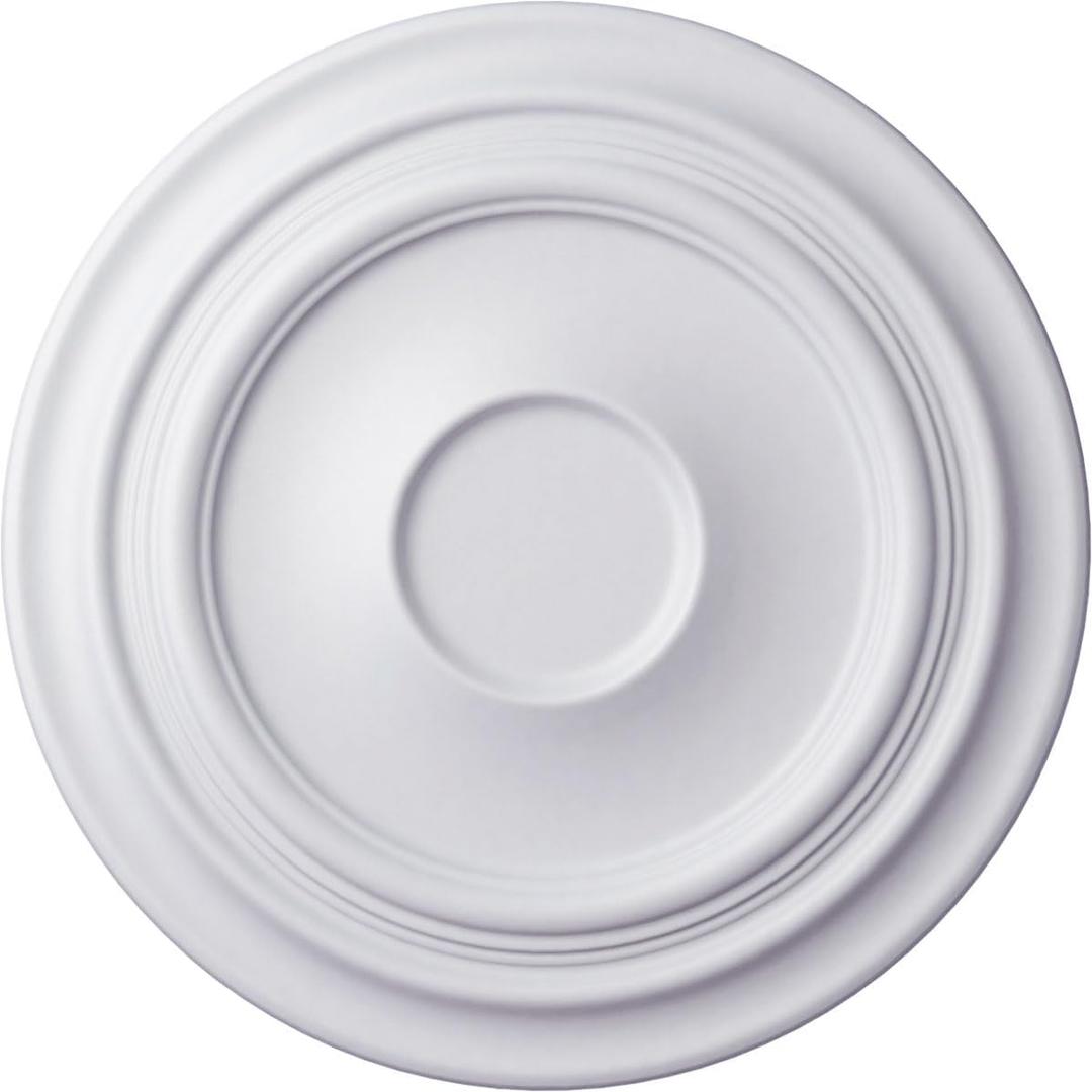 24 3/8"OD x 1 1/2"P Traditional Ceiling Medallion (Fits Canopies up to 5 1/2")