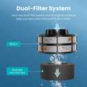 Cordless Robotic Pool Cleaner, Automatic Pool Vacuum with App, Lasts up to 240 Mins, Ultra-fine Dual Filter Ideal for Above/In-Ground Pools up to 1,076 Sq.ft