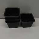 Ihomepark Bed Risers 3 Inch, Heavy Duty Square Furniture Frame Lift for Couch, Chair, Desk, Sofa and Bunk Bedpost, Set of 4