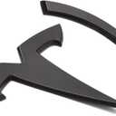 Nanaholy Model Y Accessories for Tesla Emblem Sticker 1PCS/Set 2024 2023 2022 2021 2020,Not Fit for New Model Y Juniper Version 2025 Logo Decal (Black)