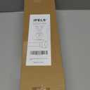 2 Pack Heavy Duty Curtain Rods for Windows 28 to 48 Inch, 1 Inch Black Adjustable Curtain Rod Set with Easy Installation and Modern Design (A1,Black,30-60",2Pack)