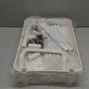 Volnamal Baby Diaper Caddy, Plastic Movable Cart for Newborn Nursery Essentials Diaper Storage Caddy Organizer for Changing Table & Crib, Easy to Assemble, Beige