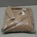 H.VERSAILTEX Waffle Bath Mat Super Absorbent Bathroom Mats Non Slip Bath Rugs Machine Washable Dry Fast Bathroom Rugs for Beside Tub, 24" x 60", Irish Cream