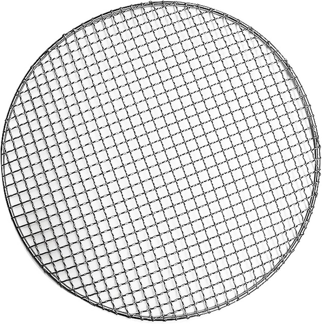 Eagles 28cm (11") Round Grill Grates, 304 Stainless Steel Cross Wire Cooking Grate - Multi-Use Barbecue Rack for Grilling, Steaming, Cooling, Carbon Baking | Grill Pan Grate