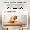 Petcube Cam 360 Camera Interactive WiFi Pet and Home Security Pan-Tilt Camera with Phone App, 1080p HD Video, 360 Rotation, Night Vision, AI Alerts