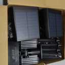 Solar Lights Outdoor Waterproof IP65, Super Bright LED with Lens, 6500K 2 Lighting Modes, Solar Powered Yard Garden Solar Spot Lights for Outside Landscape Auto On/Off - 6 Pack