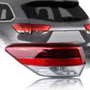 Outer LED Tail Light Rear Lamp Assembly Compatible with 2017-2019 Toyota Highlander Left Driver Side 81560-0E161 TO2804143