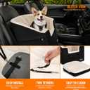 K&H Bucket Booster Dog Car Seat, Cat & Dog Booster Seat, Large Black/Cream