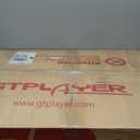 GTPLAYER Gaming Chair, Computer Office Chair with Pocket Spring Cushion, Linkage Armrests and Footrest, High Back Ergonomic Computer Chair with Lumbar Support Task Chair with Footrest (Lightblue)