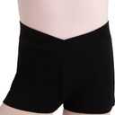 Capezio Girls' Big (7-16) Classic Boy Short (Black)