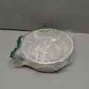 MOPANG Ceramic Slow Feeder Dog Bowls, 0.6 Cup Slow Feeder for Small Dogs and Cats, Puzzle Maze Bowl, Prevents Choking, 6in, White