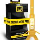 Nxtrnd Two Football Mouth Guard, Football Mouthpiece with Strap, Fits Adult & Youth (Gold)