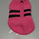 Queenmore Soft Fleece Dog Jacket, Warm Winter Dog Clothes with Leash Hole, Dachshund Sweaters for Small Dogs Cats Boy or Girl (Pink, S)