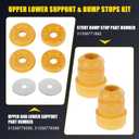 Front Strut Shock Mount Kit Upper Lower Support and Bump Stops Compatible with 2007-2014 BMW X5 xDrive30i X6 xDrive50i Replaces 31336788776, 31336774738（14Pcs)