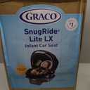 Graco SnugRide Lite LX Infant Car Seat, Lightweight Rear-Facing Seat for Babies 430 lb, 4-Position Adjustable Base, LATCH Installation & ProtectPlus Engineered, Studio, Manufactured date: 03-31-26