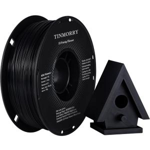 TINMORRY ASA Filament 1.75mm, High UV & Heat Resistant 3D Printer Filament, Durable & Toughness, Dimensional Accuracy +/- 0.03mm, Perfect for Printing Outdoor Functional Parts,1KG Spool, Black