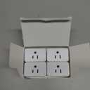 EIGHTREE Smart Plug 15A, Smart Plugs That Compatible with Alexa & Google Home & SmartThings, No Hub Required, Smart Outlet with Remote Control, Timer & Schedule, 2.4GHz WiFi Only, 4 Packs