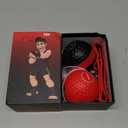 TEKXYZ Reflex Ball with Counter App & Online Community, 2 Difficulty Levels Boxing Ball with Headband, Perfect for Reaction, Agility, Punching Speed, Fight Skill & Hand Eye Coordination Training (Black/Red)