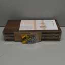 BAYKA Floating Shelves for Wall, Wall Mounted Rustic Wood Shelves for Bathroom, Bedroom, Living Room, Kitchen,Small Hanging Shelf for Books/Storage/Room Decor (Walnut-Like, Set of 3, 15.7in)