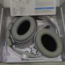 Orzbow 2-in-1 Baby Ear Muffs Noise Protection, Noise Cancelling Headphones for Babies up to 48 Months, Adjustable Infant Ear Protection with Non-Slip Band for Airplane Travel Sleep, White