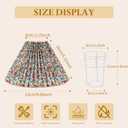 2pcs Pleated Lamp Shade, Modern Printing Flowers Lampshades for Table Lamps Floor Lamps, Barrel Lampshade Replacement for Bedroom, Cute Lamp for Living Room Home Office Decor