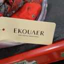 Ekouaer Pajamas for Women Set Short Sleeve Printe Lounge Sets Soft Pjs Round Neck Loungewear with Pockets, XL