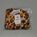 Leopard Brown Barstools Covers with Backs,2 Pack Durable Barstool Covers Bar Stool Covers,Washable Elastic Stool Cushion Cover Swivel Barstool Covers Slipcovers for Low Short Back