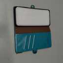 XcaseBar for Samsung Galaxy S21 Ultra Wallet case with Zipper Credit Card HolderRFID Blocking, Flip Folio Book PU Leather Phone case Shockproof Cover Women Men for Samsung S21Ultra case Blue Green