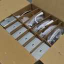 ZYC Recessed Lighting 4 Inch - 9W 800LM LED Recessed Ceiling Light with Night Light,2700K/3000K/3500K/4000K/5000K Selectable Ultra-Thin Lighting, Dimmable Canless Wafer Downlight, Pack of 6, (Bronze)