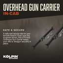 UTV Overhead In-Cab Gun Rack, Size: Pack of 2