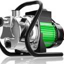Water Transfer Pump Electric Shallow Well Pump 2.2HP 3825GPH for Lawn Garden Irrigation, Pale Green
