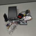 Leadfan Double Din Car Stereo with Dash Cam, Support Apple Carplay and Android Auto, 7INCH Full HD Touchscreen Car Audio Receivers Double Din Radio with Bluetooth, Camera, FM/2 USB/AUX/Subwoofer/SWC