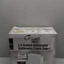 Cesun Automatic Motion Sensor Bathroom Trash Can with Lid, 2.6 Gallon Touchless Trash Bin, Smart Plastic Slim Garbage Can Small White Wastebasket for Toilet, Office, rv, Bedroom, Living Room