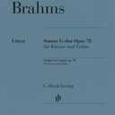 Violin Sonata No. 1 in G Major, Op. 78 for Violin and Piano (German, English and French Edition)