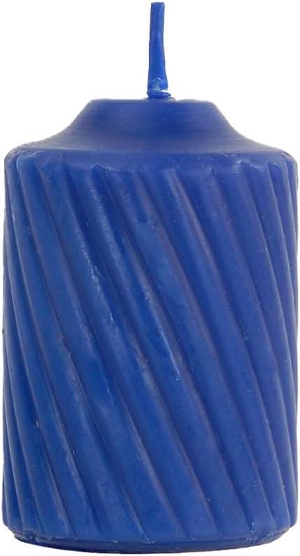 General Wax and Candle Co Heather Scented Votive Candle, 2.25 Inch Height, 15-Hour Burning Time, Patriotic Blue