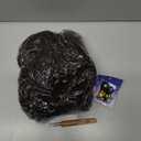 Afro Kinky Bulk Blend Human Hair 18 Inch 100 Gram Afro Kinky-Curly Blend Hair Bulk for Mini Twist Dreadlock Extensions Micro Locs Repair Soft 4C Curly for Braids (4#)