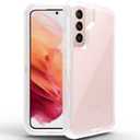 For Samsung Galaxy S22 Plus Case Galaxy S22+ Case Military Drop Tested 3 in 1 Full Body Protective Cover Heavy Duty Armor Rugged Shockproof for Galaxy S22 Plus S22+ Phone Case (Clear)