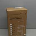 SHARDOR Conical Burr Espresso Coffee Grinder Electric with Precision Timer 2.0, Touchscreen Adjustable Burr Mill with 51 Precise Settings for Home Use, Anti-static, Stainless Steel