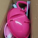 Liberry 2 in 1 Toddler Tricycle Age 2 3 4 Years Old, Kids Trike with Adjustable Push Handle, Bell & Basket, 3 Wheel Bike Riding Toy Birthday Gift for Girls Boys, Pink